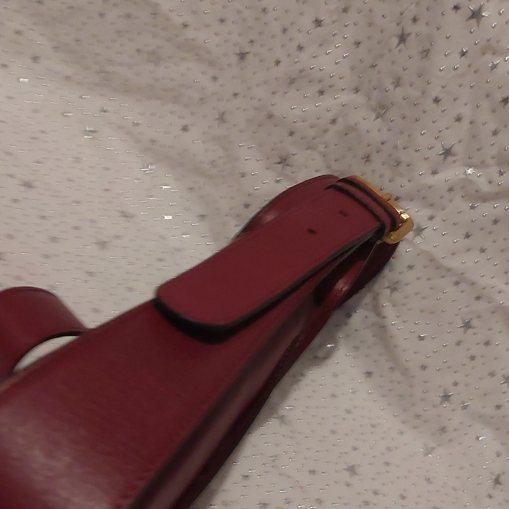 Burgundy Crossbody Bag. Like New - Picture 10 of 12
